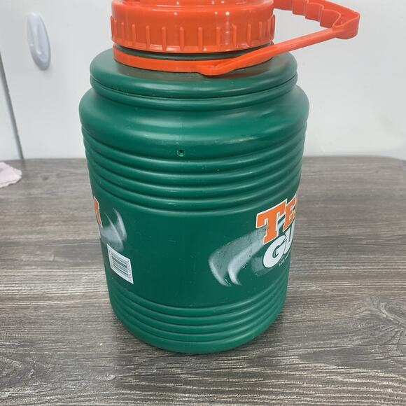 7-Eleven 7-11 Team Big Gulp 128oz Extra Large Thermoserv Big Green Orange Coach - Picture 4 of 10